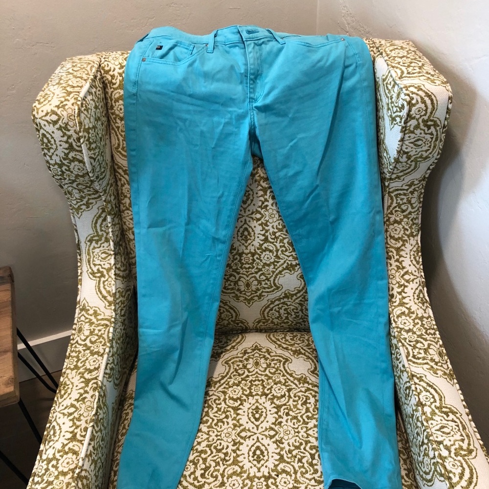 AG the stilt  aqua jeans